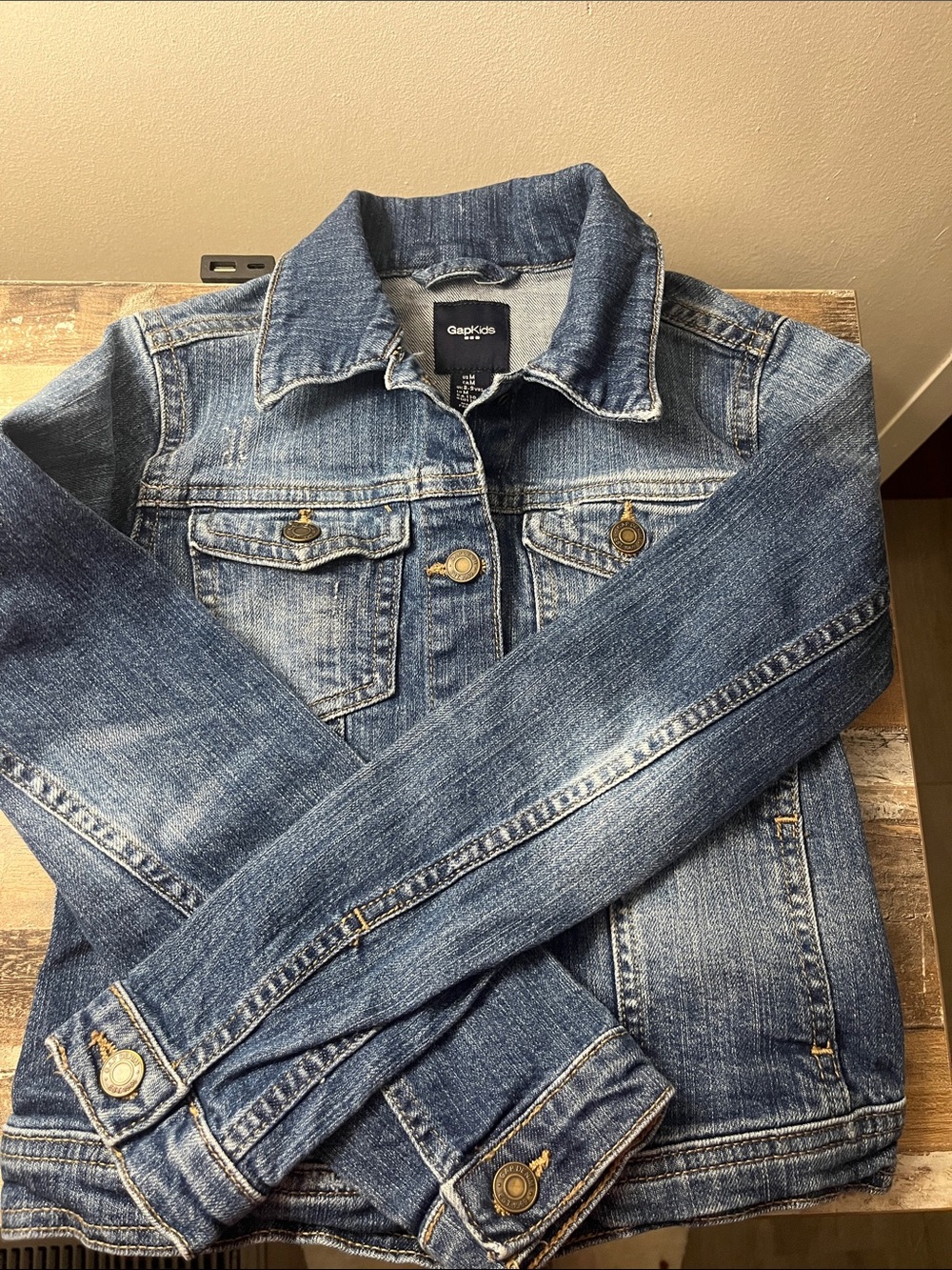 GAP Blue Washed Denim Jacket